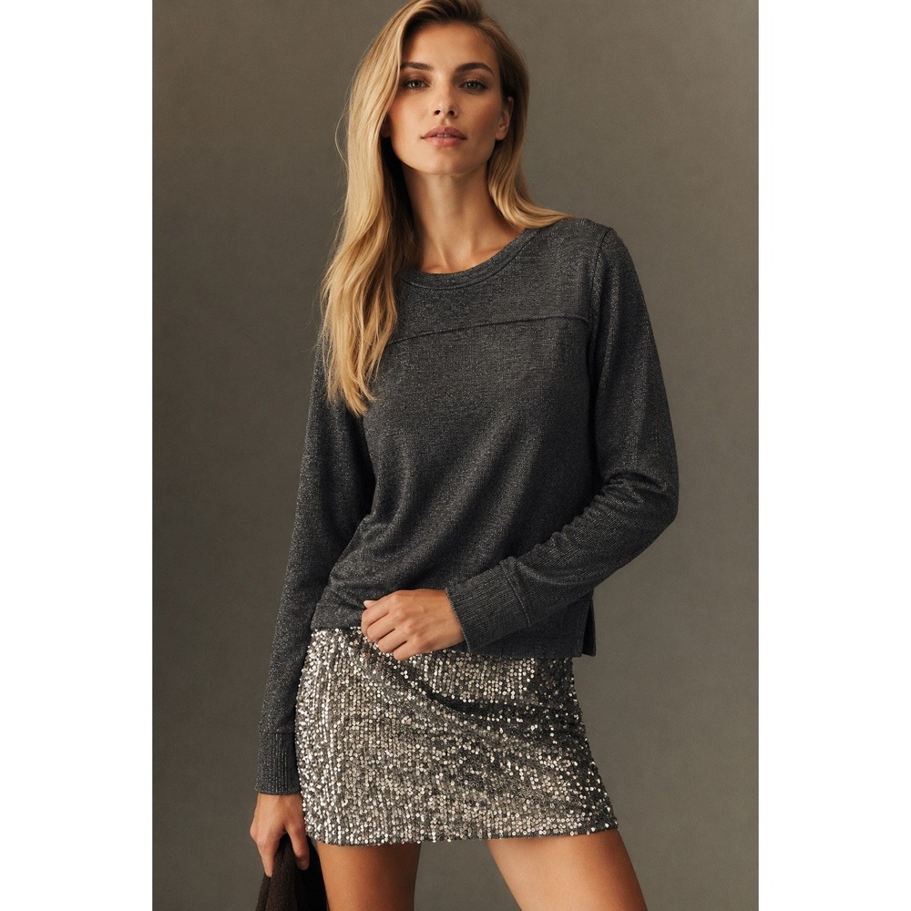 A.P.C. Rue Madame Paris Gray Touitronic Sweatshirt Pullover Size L NWOT $300